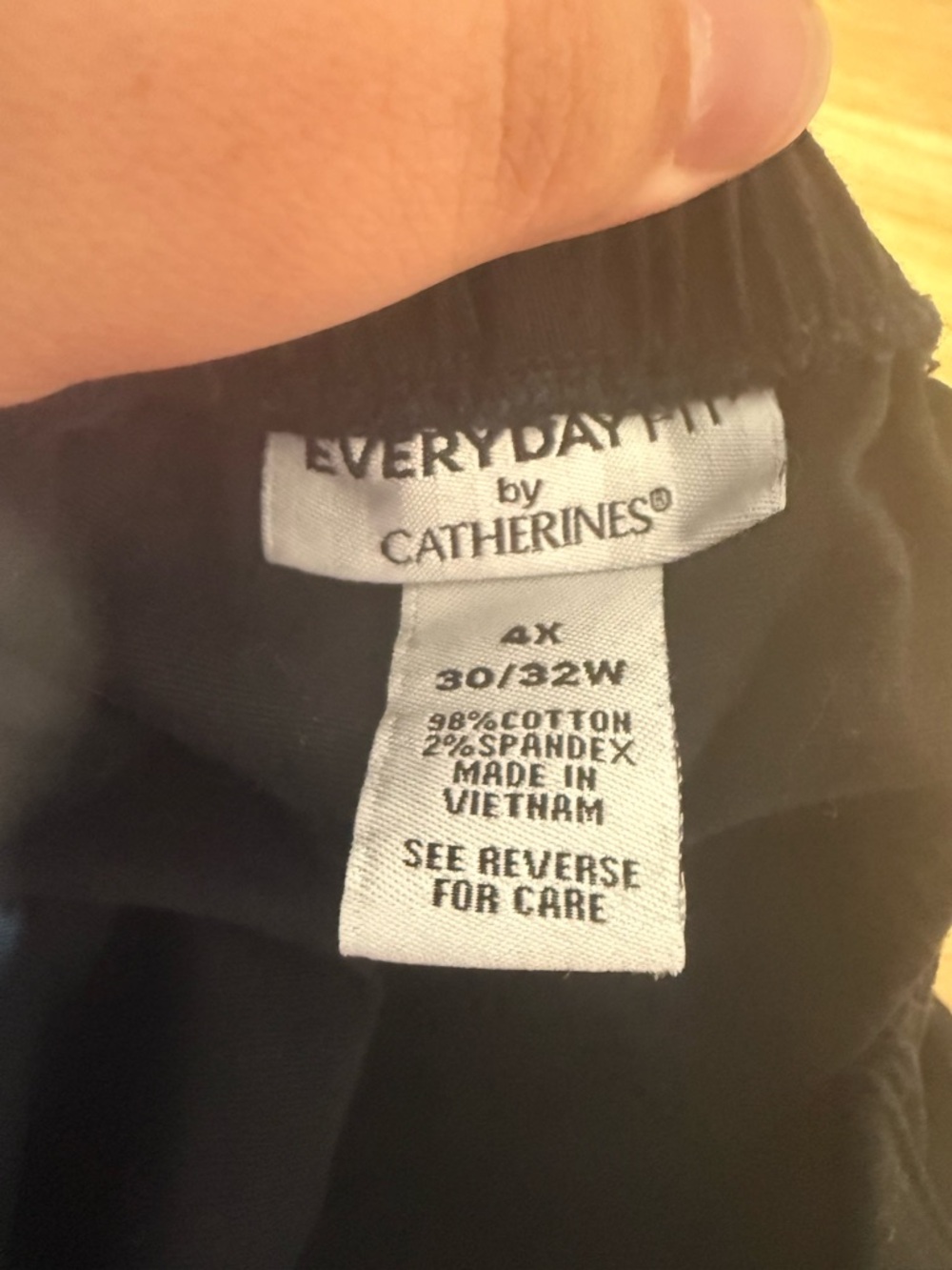 Catherines Black Women’s Bermuda Shorts